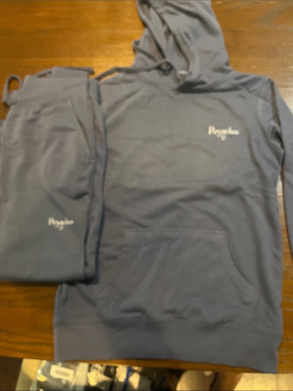 Blue Hooded Sweatshirt - Men's Cozy Pullover